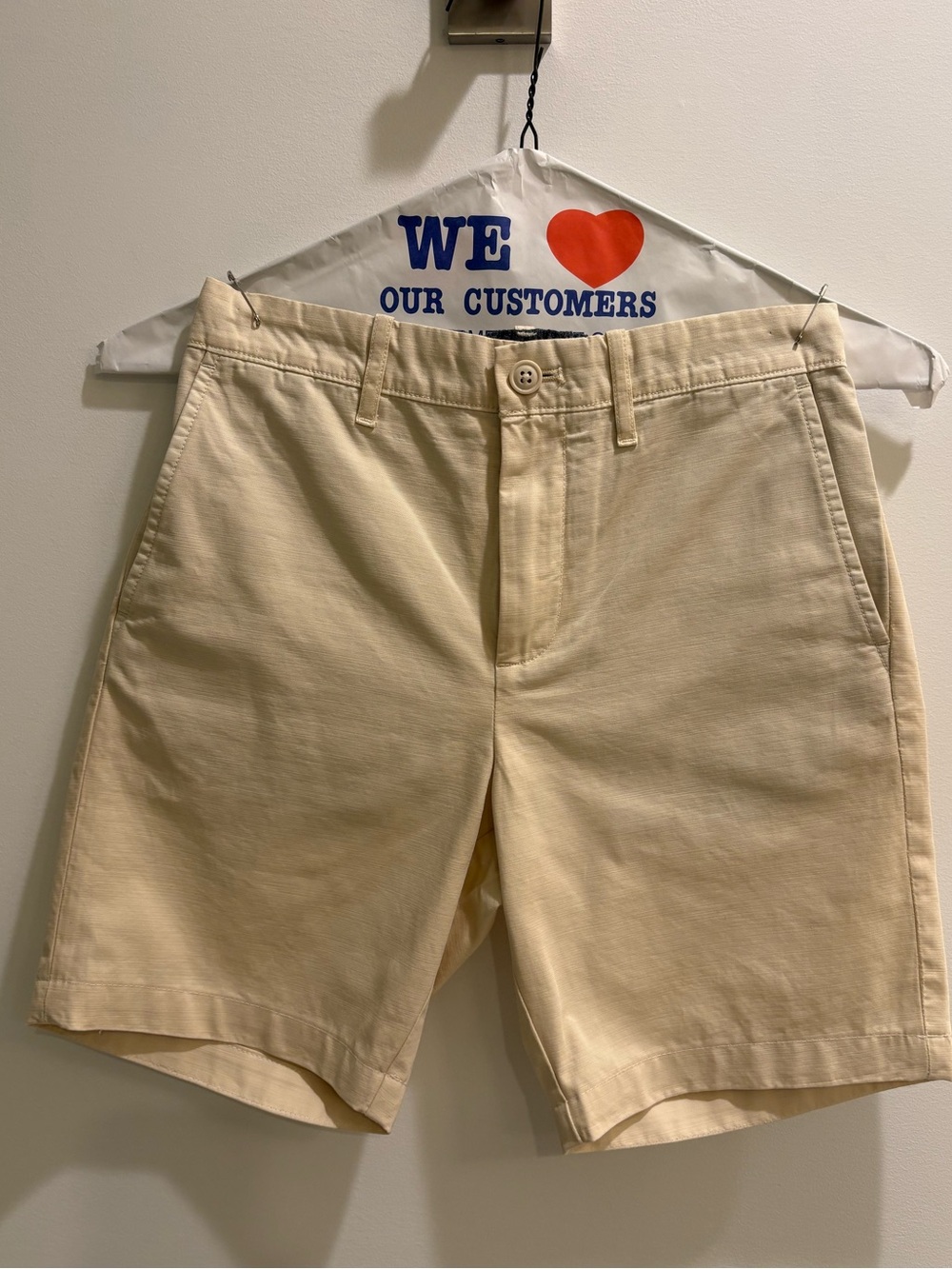Boys J.Crew “Crewcuts” khaki Chino short with elastic waist NWT